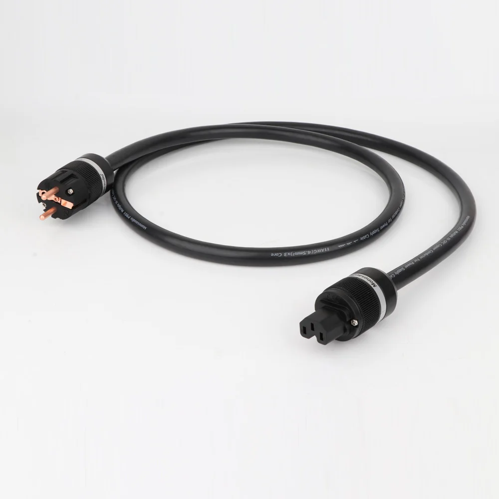 Monosaudio-P901 ̿ OFC  Schuko  ڵ ̺, HIFI EU AC  ̺ HiFi EU  ÷ Ŀ ڵ ̺