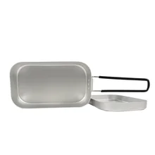 С ручкой кухонные принадлежности контейнер для хранения еды ультра светильник алюминиевая коробка для ланча герметичность тепловой кемпинг для детей студентов