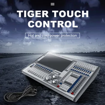 

High quality stage light controller tiger controller DMX Console disco dj lights console for led par moving head light