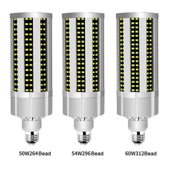 

High Power Super Bright Corn LED Light Bulb E27 6500K Daylight 5400 Lumens for Large Area Commercial Ceiling Lighting Road Bulb
