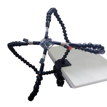 

DIY Repairing Modeling Two Holes With 4 Flexible Arms Heating Professional Aluminum Alloy Assembly Soldering Station