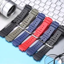 

Resin strap pin buckle watch accessories for Casio G-SHOCK DW5600 6900 GW-5000 M5610 sports waterproof silicone strap men's ladi