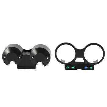 

Motorcycle Speedometer Black Odometer Lower Meter Cover For Yamaha Ybr 125 Ed 2005-2009 Abs Plastic