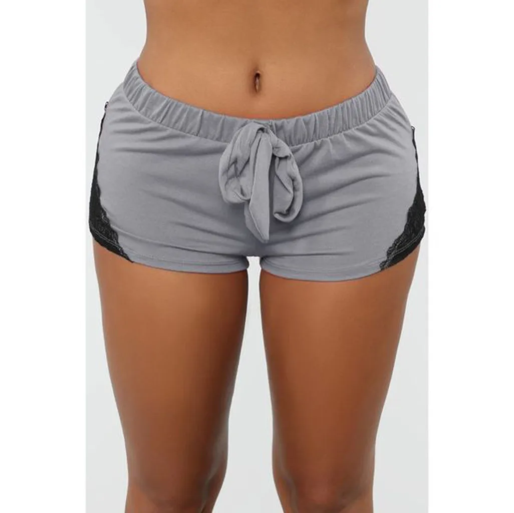 Woman fashion shorts sexy hollow out knot-knot summer woman short pants underpants 