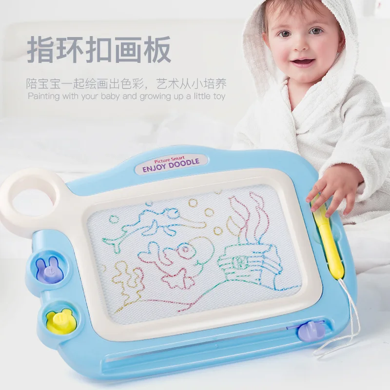 

Qiqu toys CHILDREN'S Drawing Board Color Magnetic Drawing Board Large Size Painted Copy Painting Graffiti Educational Early Chil