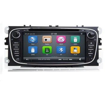 

2 Din 7" Car DVD Player Radio Online Maps GPS Navigation WIFI for Ford focus II Galaxy Transit Tourneo Mondeo