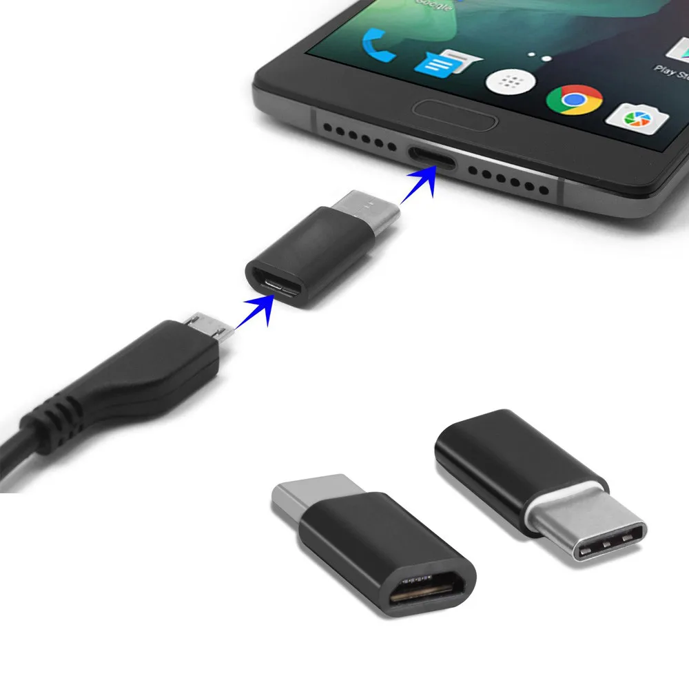 Хорошие продажи USB 3.1 Тип-C Male для Micro USB Женский конвертер USB-C адаптер Тип Прямая доставка января 1