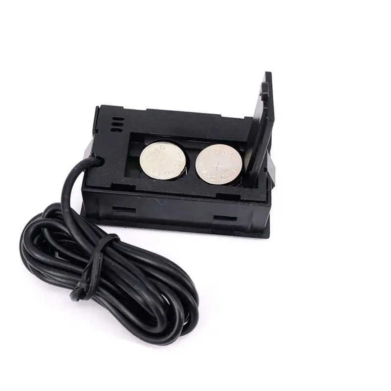 Mini LCD Digital Thermometer indoor outdoor 2M/3M/5M Meters with remote sensor for car 1PCS