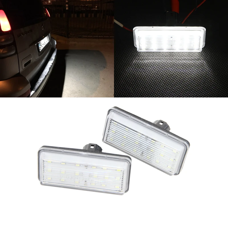2x White Canbus Smd Led License Plate Lights For Lexus Lx470 Uzj100 98