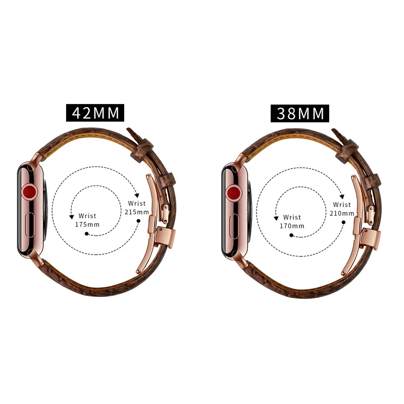 ASHEI роскошный ремешок из натуральной кожи для часов Apple Watch Band Series 4 44 мм 40 мм ремешок для часов с пряжкой для iWatch 42 мм 38 м