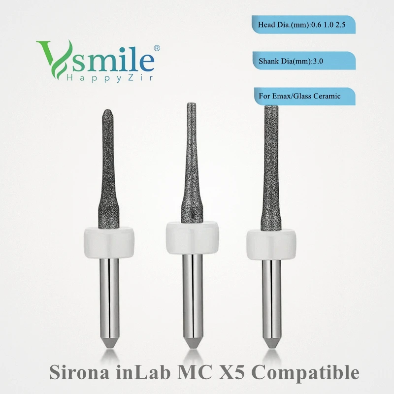 Sirona inLab MCX5 CVD стоматологические фрезерные боры для Стоматологического