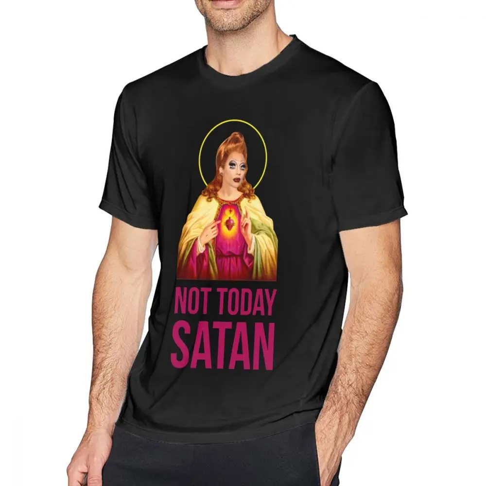 

Satan T Shirt Bianca Del Rio Not Today Satan Rupaul 39 S Drag Race T-Shirt Graphic Short Sleeve Tee Shirt 100 Cotton Man Tshirt