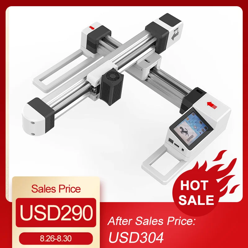 

7000MW Wood Router Milling Machine 155MM*175MM Area CNC Engraving Machine 7W 3W Laser Engraving Machine Carving Wood Tools