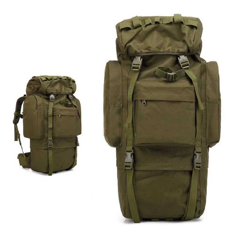 

Outdoor 65L Backpack Molle Tactical Camo Backpack Rucksack Military Sports Bag Camping Hiking Backpack For Travel Waterproof
