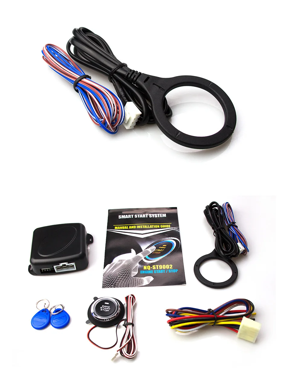 一键启动系统 智能暗锁 ACC通电 NQ9002 防盗