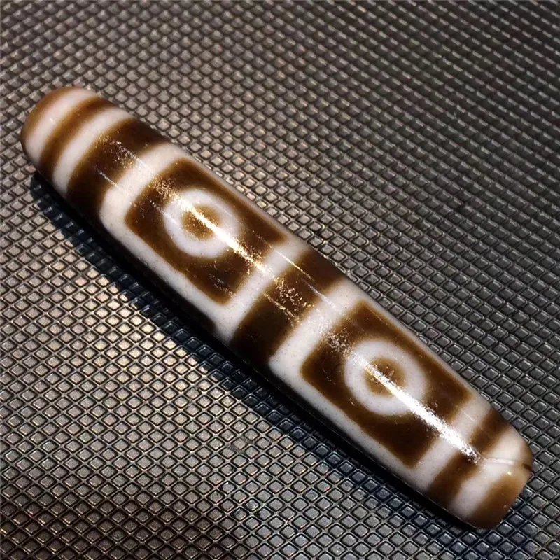 

High Quality Tibetan Dzi 4 Eyes Patterns Cinnabar Beads Big Wisdom Totem Amulets Talisman Treasure Free Shipping