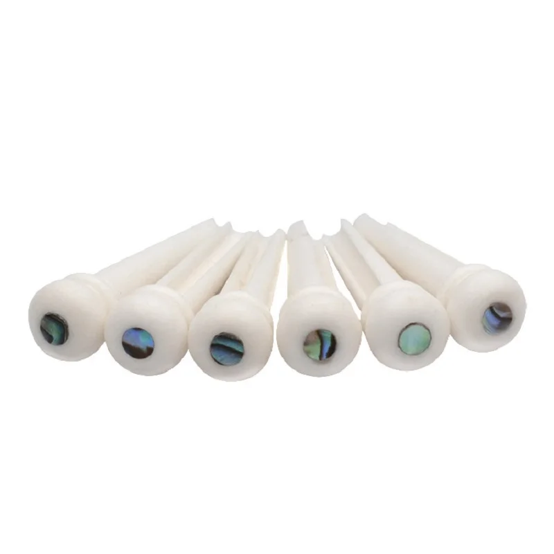 

6PCS Buffalo Bone Acoustic Guitar Bridge Pins Acoustic guitar Luthier