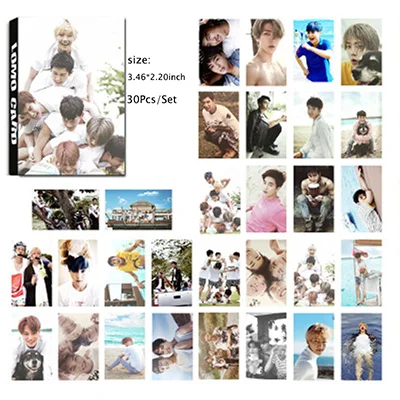 30 шт./компл. EXO Planet 5 альбом разведка фото LOMO плата, вентиляторы коллекция XIUMIN SUHO LAY BAEKHYUN LJJ136 - Цвет: 08