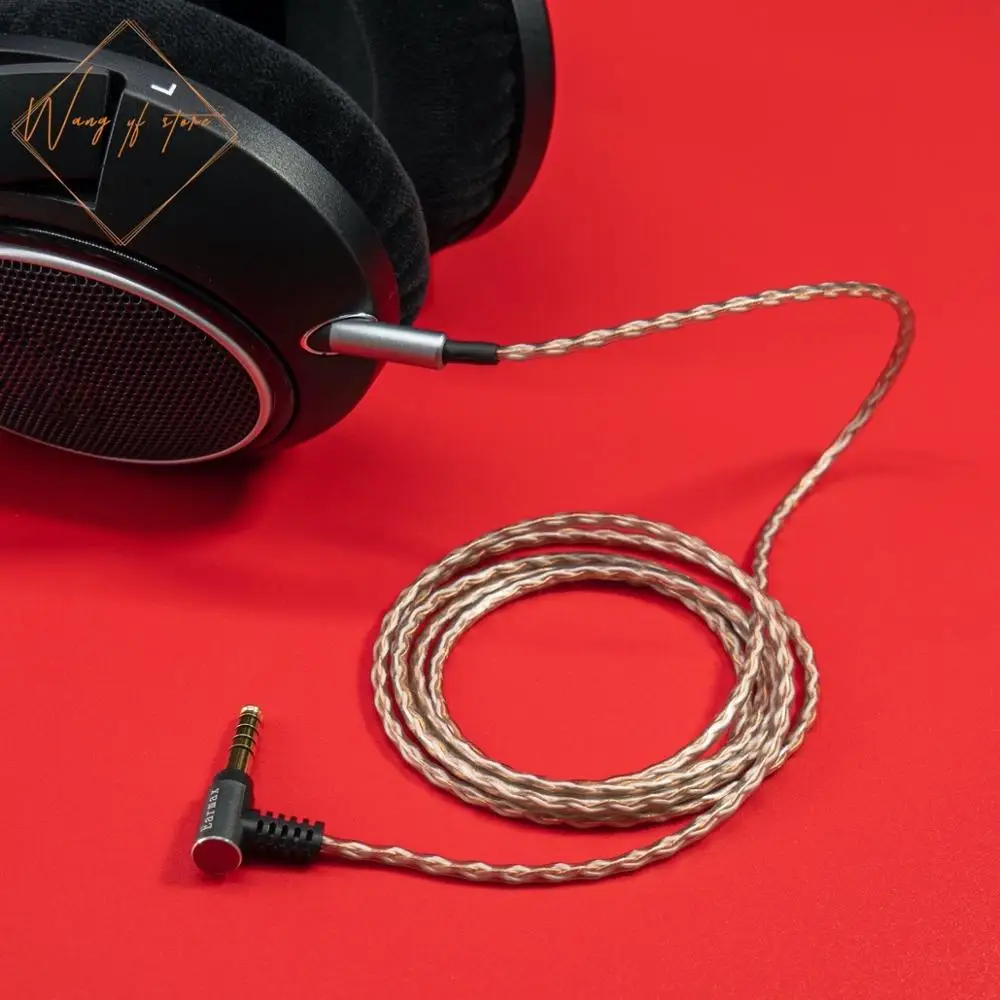 Cable Equilibrado De 3 M/10 Pies 4.4 Mm 6N OCC Cobre Chapado En Plata