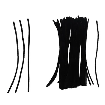 

200 Pcs 30cm Black/White Pipe Cleaners