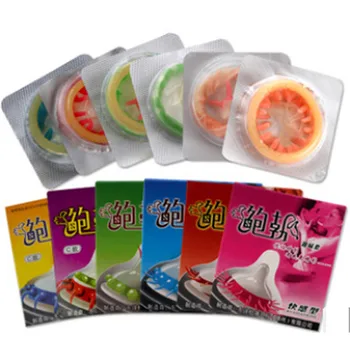 5 pcs Condoms with Tendrils Adult Sex Sensation Female G-spot Vaginal Stimulation Condoms Sophora Viciifolia Spike Penis Sleeve