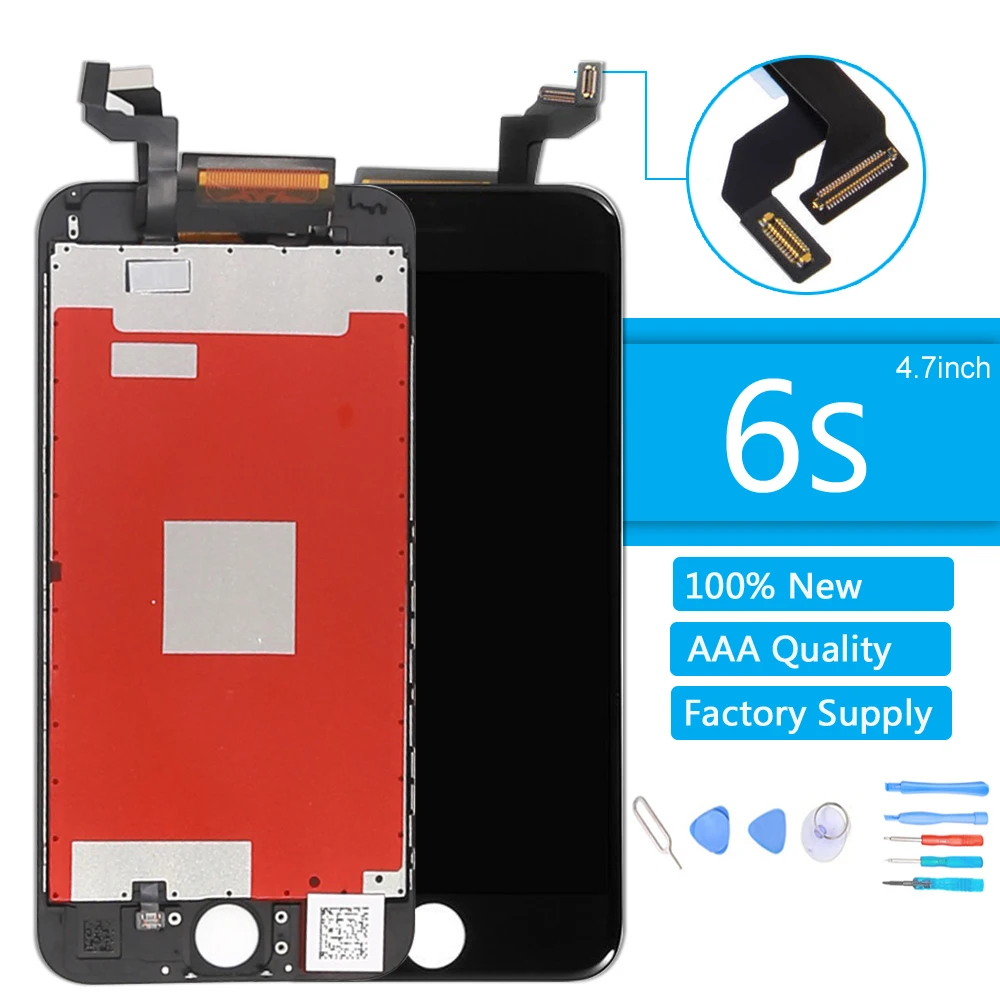 ЖК дисплей для iPhone 6S 3D сенсорный экран высокое качество дигитайзер сборка ремонт
