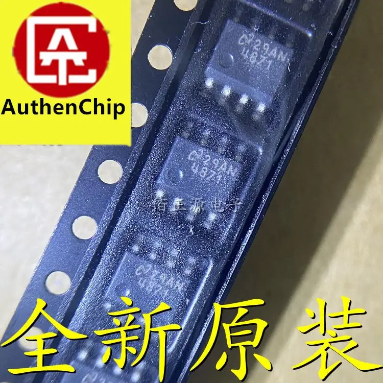 

10 шт., 100% оригинальные новые модели LM4871MX/NOPB Шелковый экран 4871 SMD SOP8, микросхема усилителя звука
