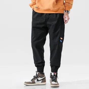 

Thoshine Brand Spring Summer Autumn Men Casual Cargo Pants Joggers 100% Cotton Pockets Thin Streetwear Harem Trousers Hip Hops