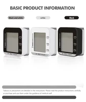 KUIZOU Wrist Blood Pressure Monitor PulseHeart Beat Rate Meter Device Medical Equipment Tonometer BP Mini Sphygmomanometer 2