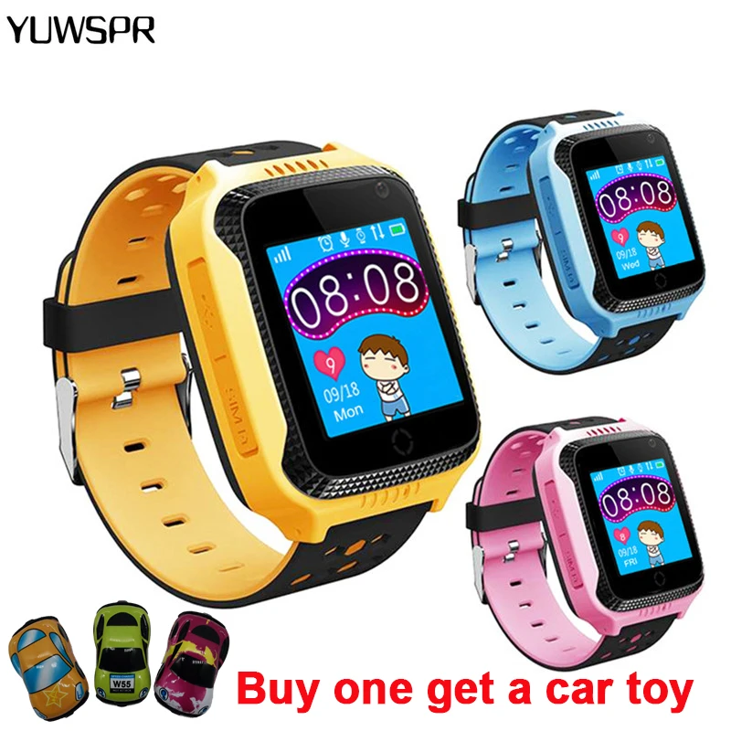 Kids Watch GPS tracker SOS call Location Flashlight Camera Remote listening with gifts Q528 Y21 Children Smart Watches