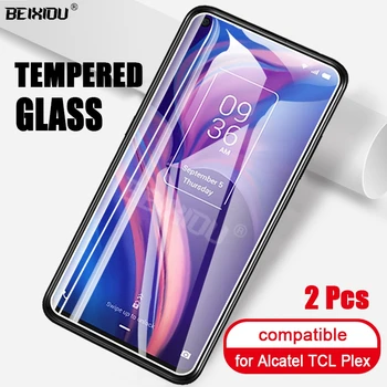 Перейти на Алиэкспресс и купить 2 шт Полное закаленное стекло для Alcatel TCL Plex защита экрана 2.5D 9h закаленное стекло для Alcatel TCL Plex защитная пленка