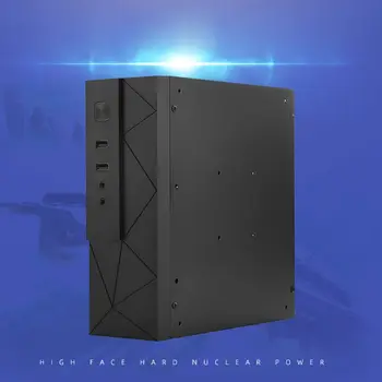 JX01 SECC Mini ITX HTPC Chassis Usb2.0 Game Computer Case Box Desktop PC Enclosure Black