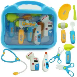 Детский набор доктора для ролевых игр, медицинский Набор для игры, стетоскоп, игрушка, портативный рюкзак, медицинский комплект, подарки на