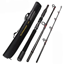 

Heavy Boat Fishing Rod 3-Piece Graphite Travel Rod Portable Spin Rod (6-Feet & 7-Feet & 8-Feet) With High Quality Fishing Bag
