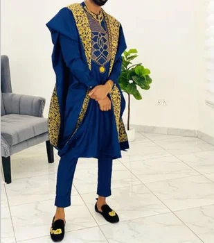 

African Man 3 Pcs Set Customized Clothing