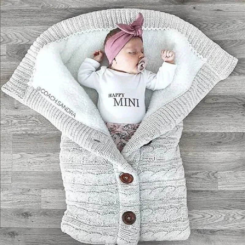 Nouveau bébé Emmailloter envelopper Snuggle Nouveau-né Couverture ruban landau Couette Sac de couchage Nouveau bébé Emmailloter envelopper Snuggle Nouveau-né Couverture ruban landau Couette Sac de couchage