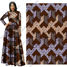 Хлопок настоящий голландский воск ткани королевский Африка принты Анкара Пейдж Высокое качество Африканский швейный материал для вечерние платья 6 ярдов