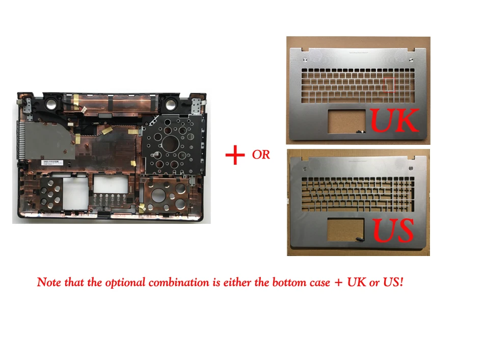 Чехол для ноутбука ASUS N76 N76V N76S N76VM подставка рук верхний/нижний чехол 13N0 MHA0D31|Сумки