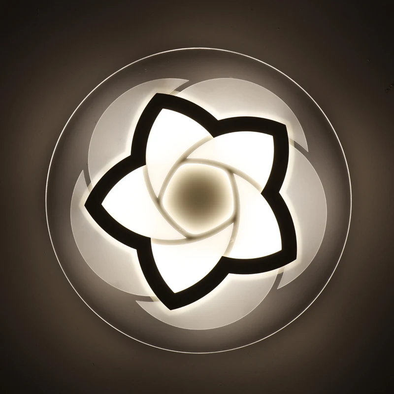 

modern minimalist circular ceiling lamps LED acrylic study room bedroom