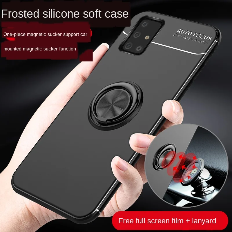 Per Samsung Galaxy A71 Custodia Magnet Ring Holder Cover Custodia Protettiva Completa Per Galaxy A 71 51 A51 Cover Paraurti Antiurto