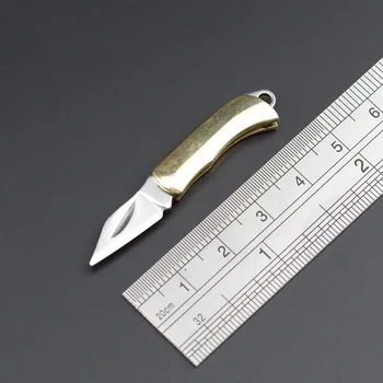 

NEW Mini Keyring Small Pocket Keychain Portable Folding Folder Knife Outdoor CampingTactical Rescue Tools Folding Hunting Knife
