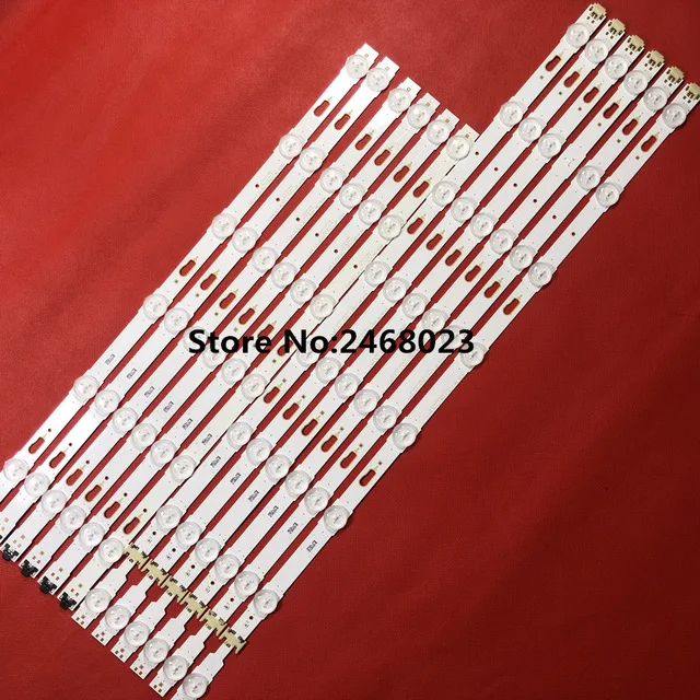 

New Kit 12 PCS LED backlight strip For Samsung UE55MU6120K UE55KU6000K V5DU-550DCA-R1 V5DU-550DCB-R1