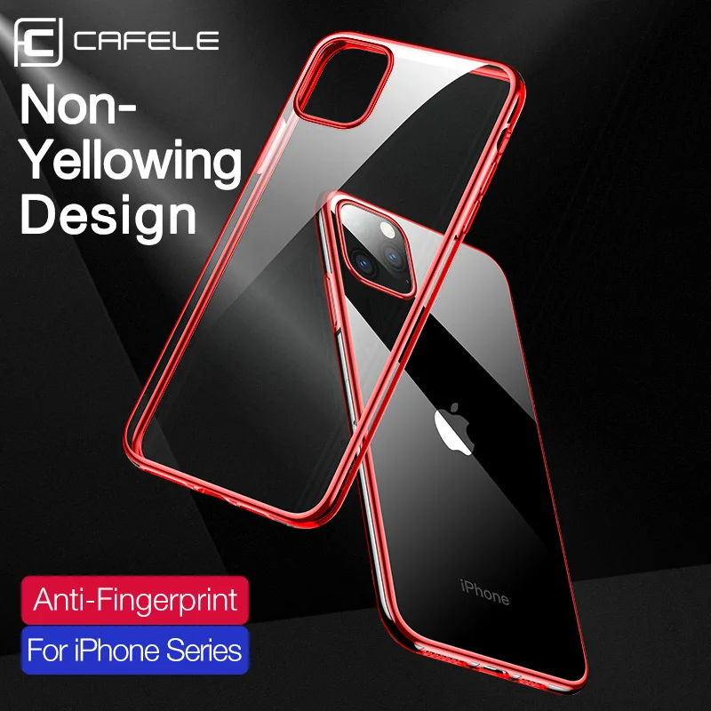 Cafele Оригинальный чехол для телефона iPhone 11 Pro Max ТПУ мягкий pro max покрытие блестящая