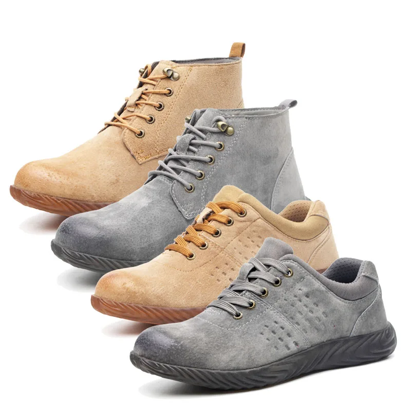 

Labor Protection Shoe Steel Head Anti-smashing Anti-stab Penetration Gas Deodorant Anti-skid Wear-resistant Safety Work Shoes