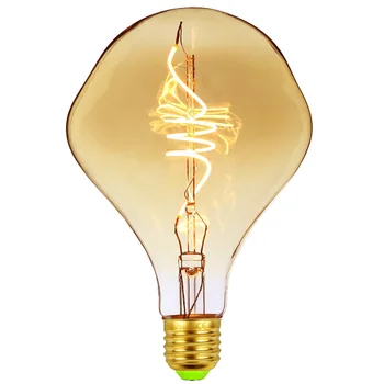 

TIANFAN Led Bulbs Vintage Light Bulb Spiral Led Filemanent 4Watts Dimmable 220V Decorative Edison Bulb G125 Alien