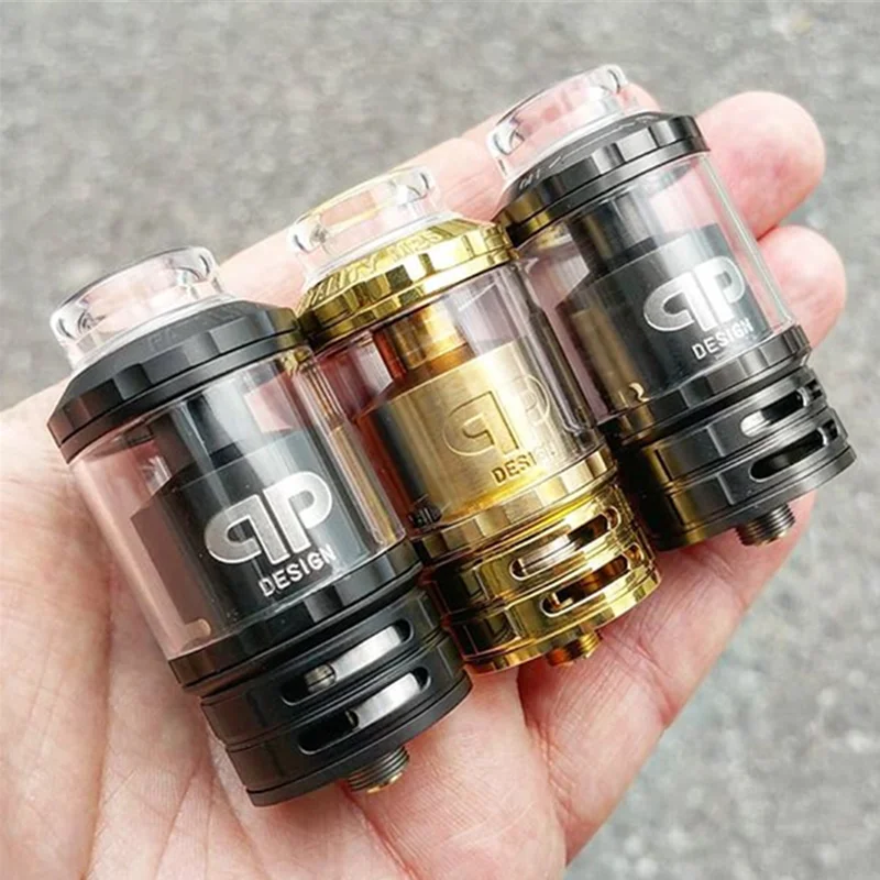 

QP Design Fatality M25 RTA 25mm Diameter Rebuildable Atomizers 316 Stainless Steel 510 Threads Multiple Coil Configuration