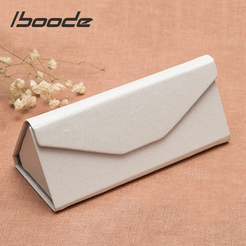 iboode Simple Glasses Case Box Hard Women Men Sunglasses Reading Glasses Storage Box Protector Stationery Eyewear Organizer