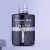 Tinovo Uno Glitter Top Coat UV Gel Nail Polish 2 IN 1 12ML Super Shine Laser Topcoat Manicure Vernis Semi Permanent Gel Finish 4