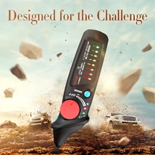 AVD06X Бесконтактный детектор напряжения переменного тока 12-1000 В тестовая схема er тестовая ручка разъем питания живой провод проверка двойной режим с 8 светодиодный