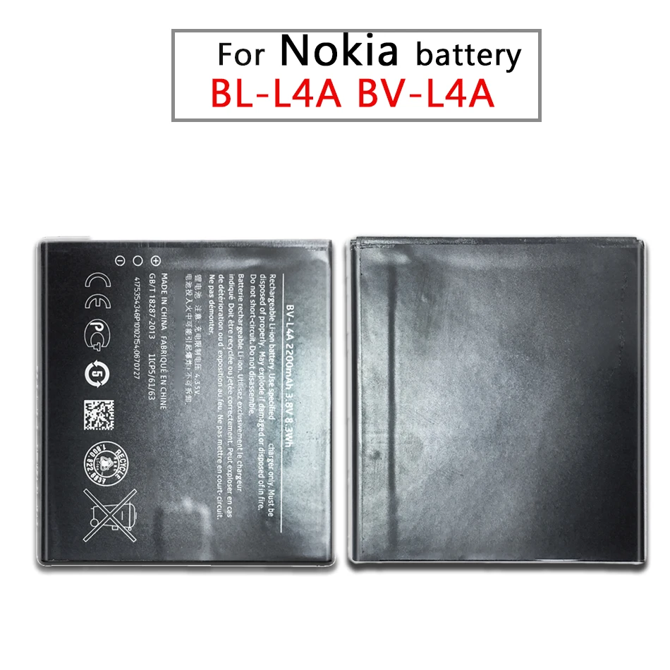 Мобильный аккумулятор BV-L4A 2200 мАч для Nokia Lumia 830 535 RM-984 1090 1089 Lumia830 BV L4A | Мобильные